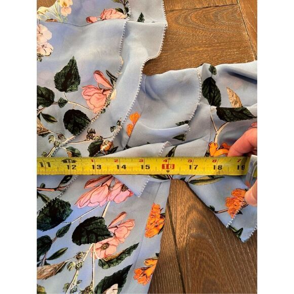 Parker NWT Womens Floral One Shoulder Blouse Size - Picture 7 of 9